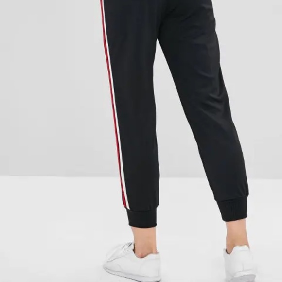 High Waisted Striped Sports Pants - Picture 5 of 7